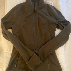 Army green Lulu Lemon zip up!